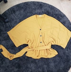 Kimono top with wrap tie